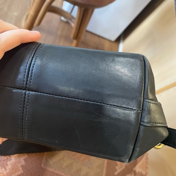 Vintage Coach||Mercer Leather Crossbody Bag, with original hangtag in Black - Picture 11 of 11